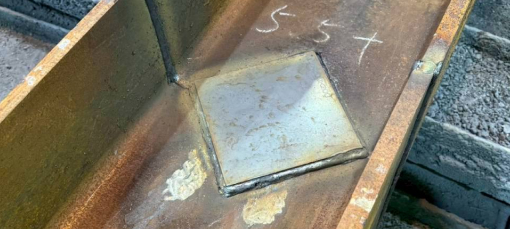 H鋼ジョイント溶接加工